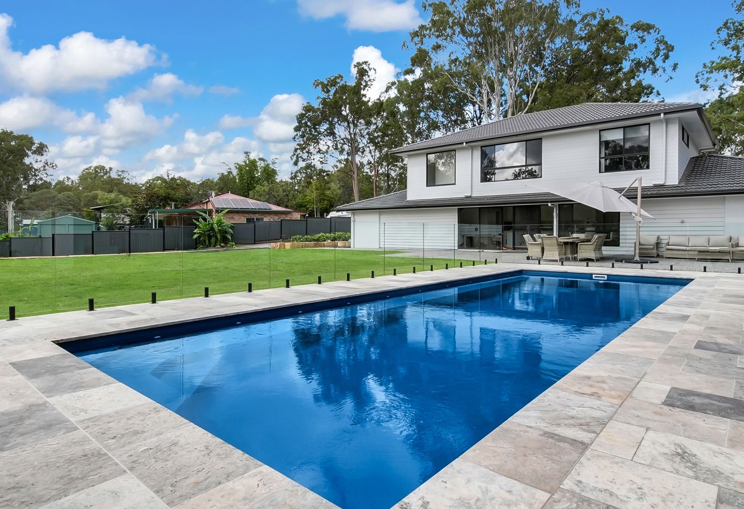 Diamond fibreglass pool, photo 1 of 3