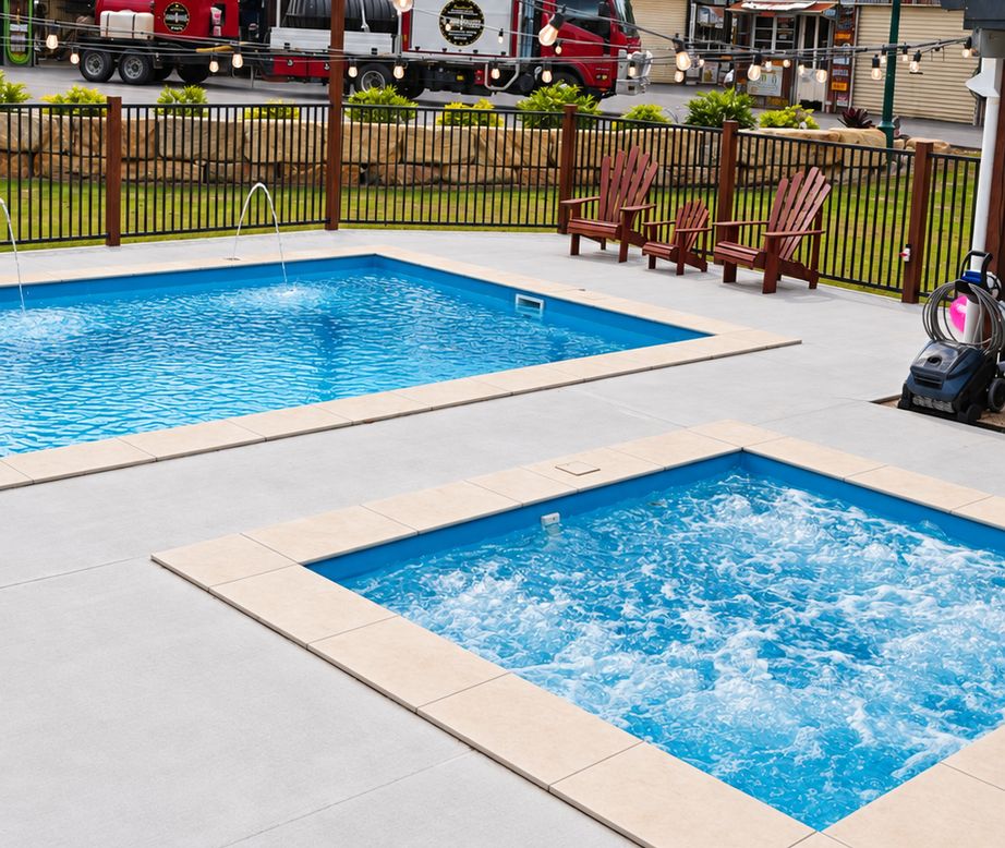 Diamond 7.2m fibreglass pool project