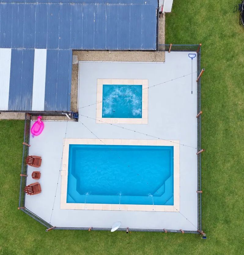 Century fibreglass pool project